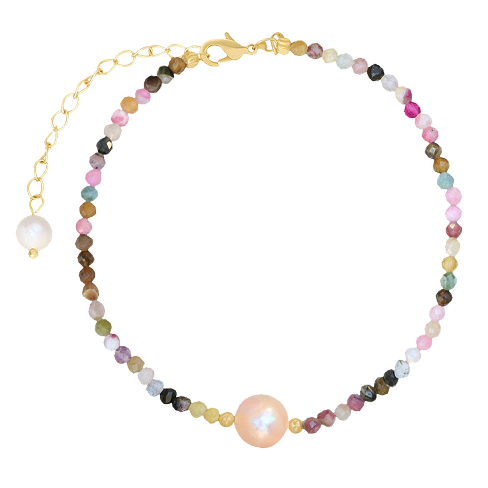 Natural Pearl Beaded Bracelet With Stainless Steel Charms Drop Delivery  Jewelry Braces From Huilaozi, $3.93 | DHgate.Com